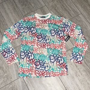 Massive Multicolor Men’s Long Sleeve Shirt All Over Print